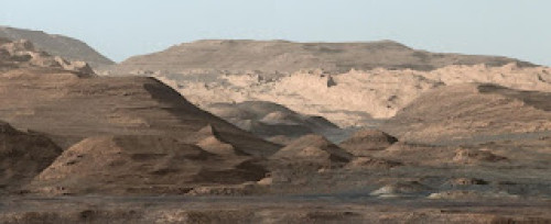 NASA: s Curiosity Mars-rover nyligen till den sulfatrika delen av Mount Sharp